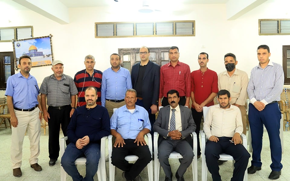 اجتماع مجلس عائلات خان يونس في ديوان عائلة بربخ
