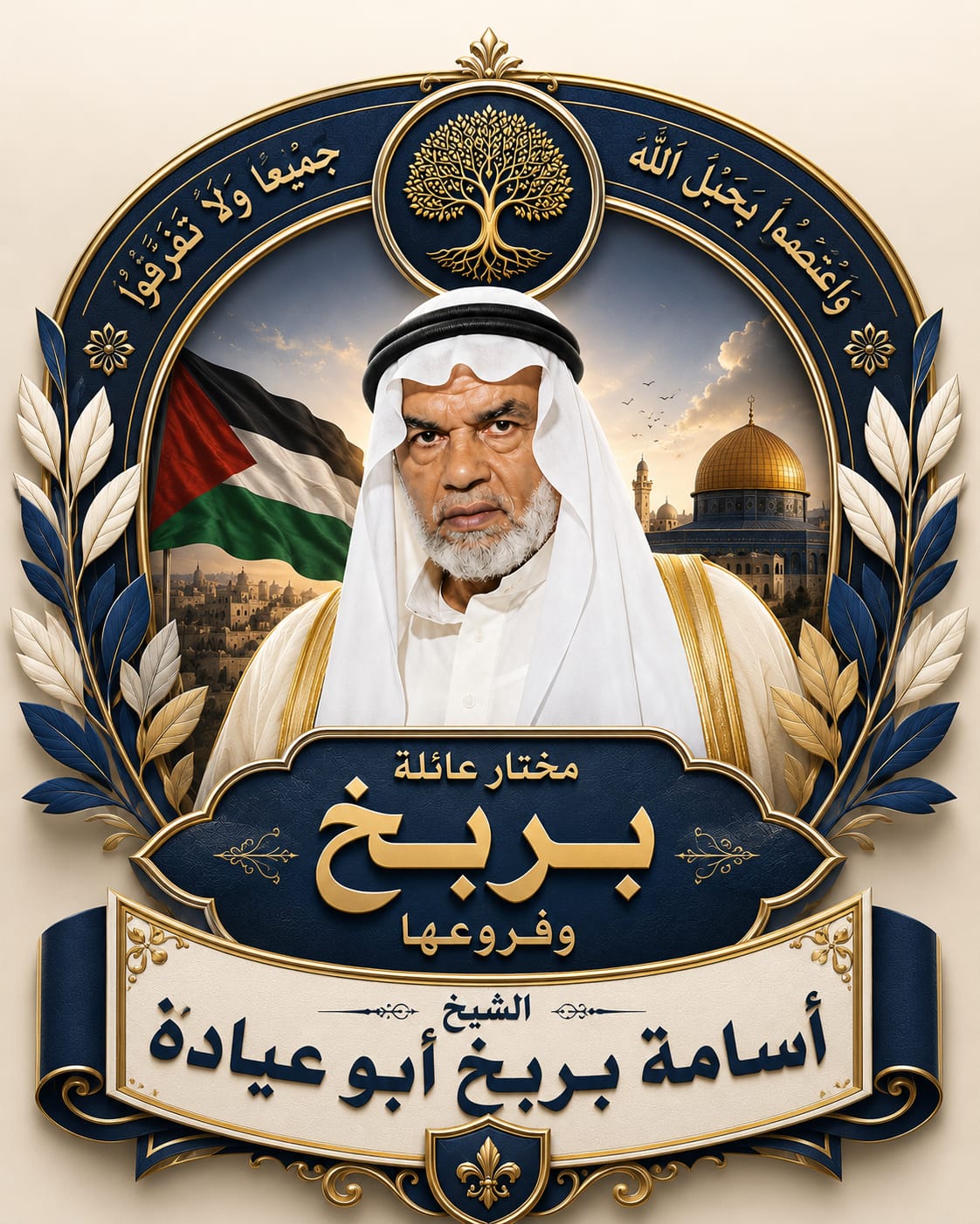 الشيخ أسامة بربخ أبو عيادة، مختار عائلة بربخ